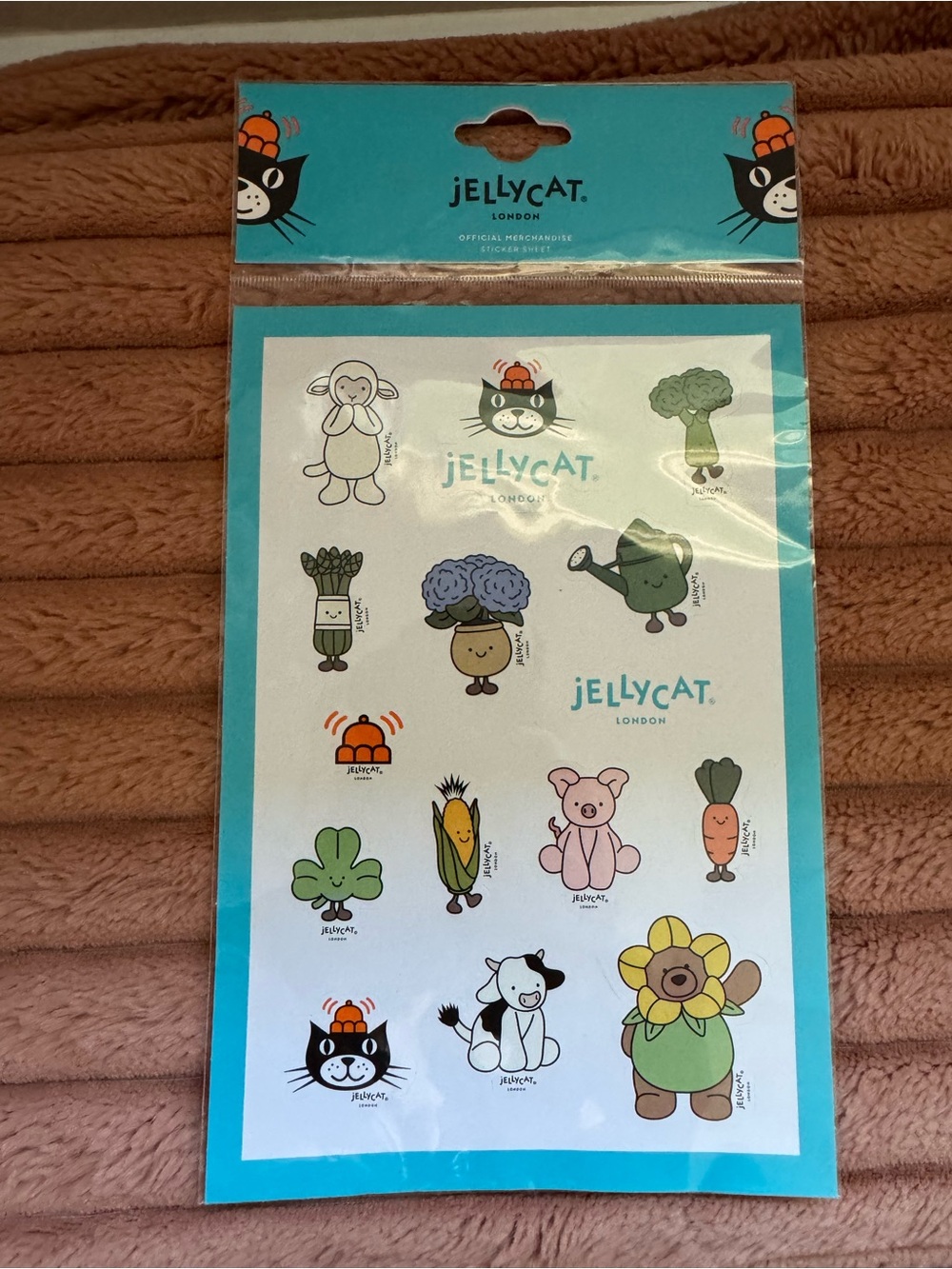 Jellycat Sticker Sheet